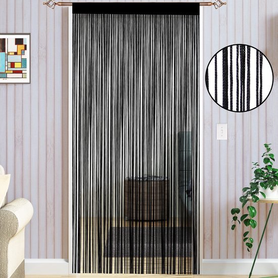 Ibenzoa® Decoratief vliegengordijn voor insectenbescherming en ruimteverdeling