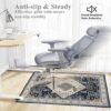 Ibenzoa® Rechthoekige antislip vloerbeschermer voor bureaustoelen en gamingruimtes