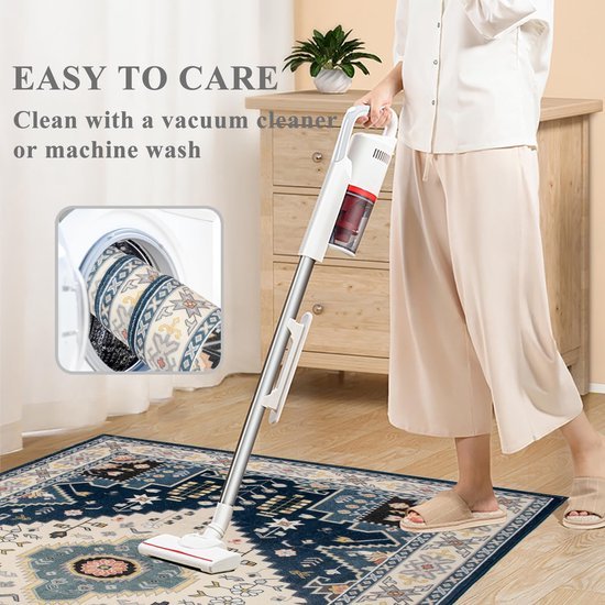 Ibenzoa® Rechthoekige antislip vloerbeschermer voor bureaustoelen en gamingruimtes