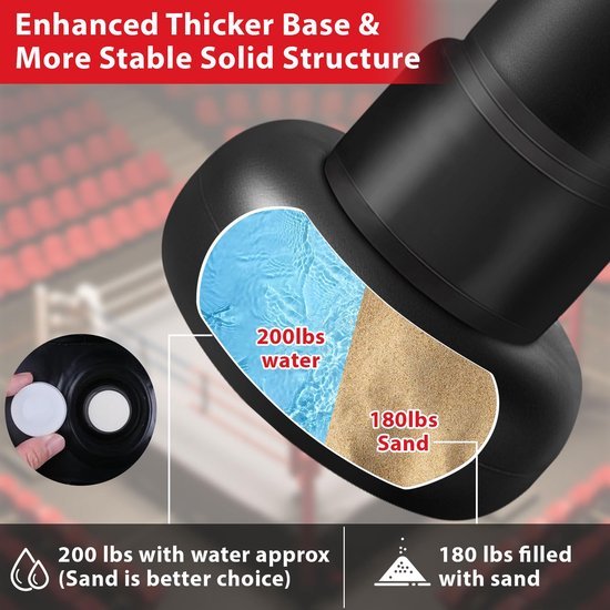 Unyqoos® Opblaasbare bokszak en voor