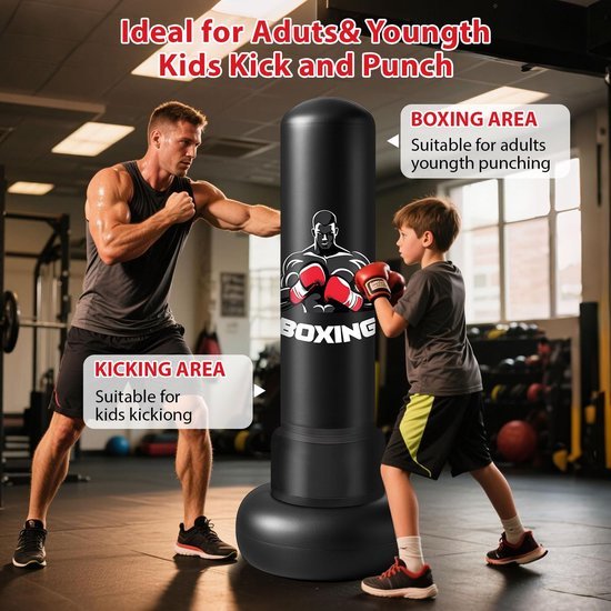 Unyqoos® Opblaasbare bokszak en voor