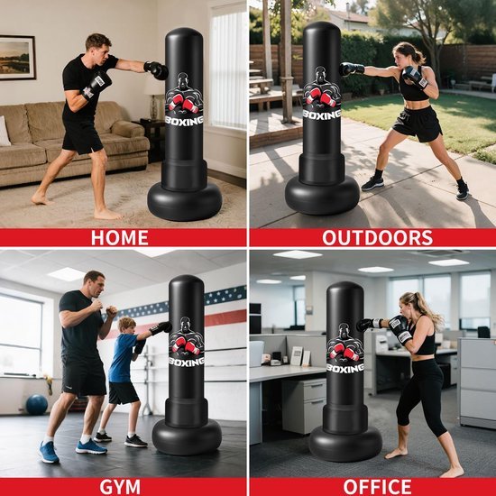 Unyqoos® Opblaasbare bokszak en voor