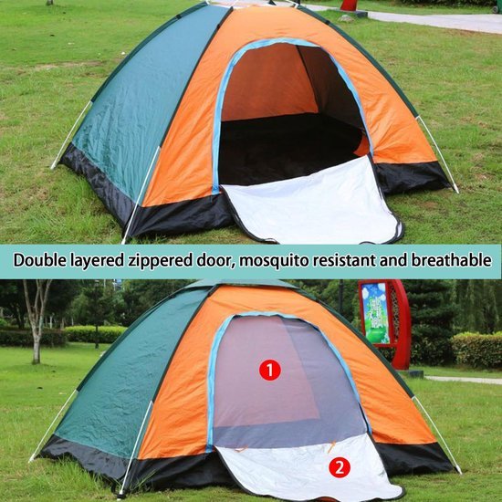 Ibenzoa® Automatische pop-up tent voor twee personen ideaal voor kamperen en strand