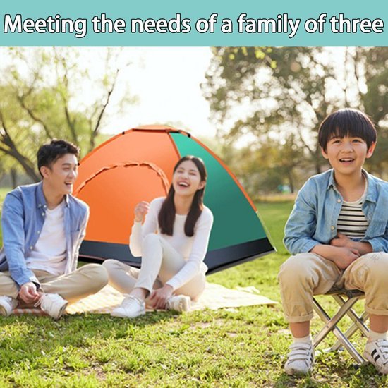 Ibenzoa® Automatische pop-up tent voor twee personen ideaal voor kamperen en strand
