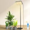 Ibenzoa® Verstelbare LED Plantenlamp met Timer en Dimbare Lichtniveaus voor Binnenplanten