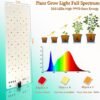 Ibenzoa® LED Plantenlampen Set van 4 met Volledig Spectrum en Timer voor Binnengebruik Ibenzoa® LED Plantenlampen Set van 4 met Volledig Spectrum en Timer voor Binnengebruik