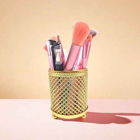 Ibenzoa® Ronde metalen pennenhouder voor efficiënt bureaugebruik en organisatie Ibenzoa® Ronde metalen pennenhouder voor efficiënt bureaugebruik en organisatie