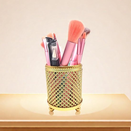 Ibenzoa® Ronde metalen pennenhouder voor efficiënt bureaugebruik en organisatie Ibenzoa® Ronde metalen pennenhouder voor efficiënt bureaugebruik en organisatie