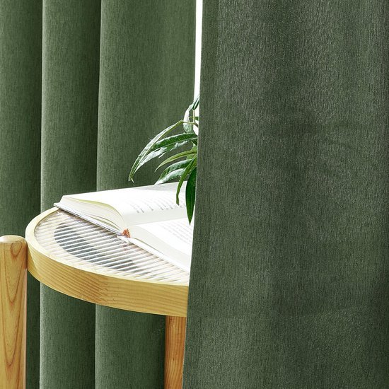 Ibenzoa® Moderne halftransparante gordijnen met oogjes voor diverse ruimtes