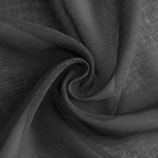 Unyqoos® Transparante moderne voile gordijnen met ringen set voor woonkamer en slaapkamer Unyqoos® Transparante moderne voile gordijnen met ringen set voor woonkamer en slaapkamer