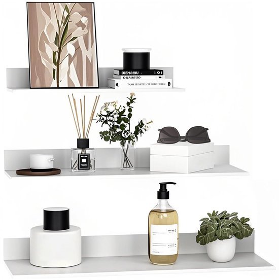 Ibenzoa® Set van drie wandplanken voor in huis