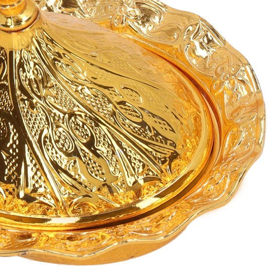 Ibenzoa® Elegante gouden suikerpot met deksel en lepel voor diverse toepassingen