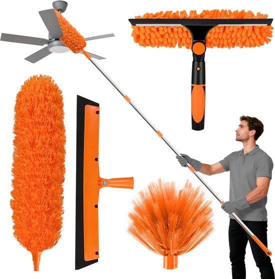 Ibenzoa® Uitgebreid Reinigingsset voor Moeiteloze Schoonmaak van Moeilijk Bereikbare Plekken