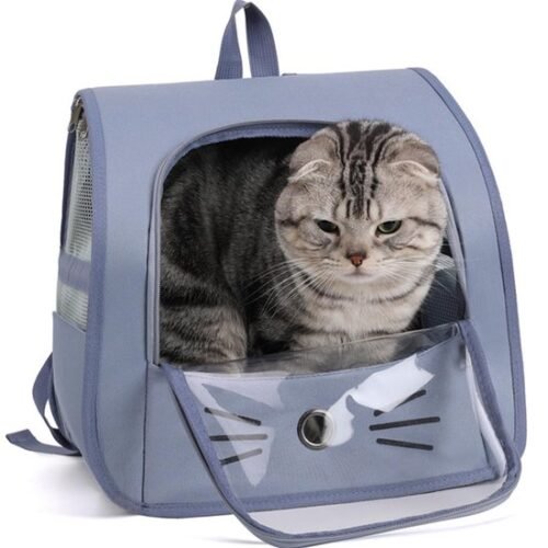 Ibenzoa® Draagbare en ademende rugzak voor kleine honden en katten tot 10 kg