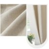 Ibenzoa® Waterdichte beige douchegordijn met elegante afwerking voor badkamer Ibenzoa® Waterdichte beige douchegordijn met elegante afwerking voor badkamer