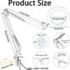 Ibenzoa® Verstelbare LED Vergrootlamp met Klem en Standaard voor Diverse Toepassingen