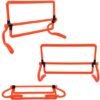 Unyqoos® Oranje set van 5 flexibele horden voor sportieve coördinatietraining