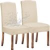Ibenzoa® Waterafstotende stoelhoezen voor eetkamerstoelen met strak en modern design