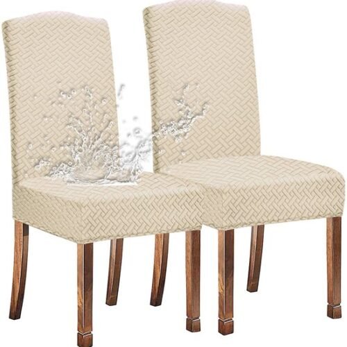Ibenzoa® Waterafstotende stoelhoezen voor eetkamerstoelen met strak en modern design