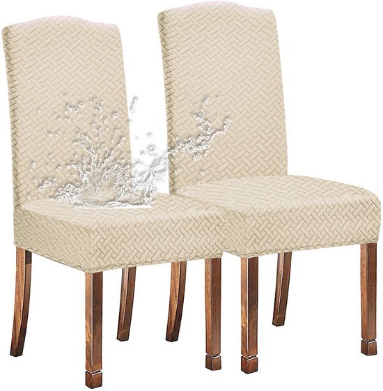 Ibenzoa® Waterafstotende stoelhoezen voor eetkamerstoelen met strak en modern design