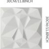 Ibenzoa® Set van 25 waterdichte 3D-wandpanelen met diamantstructuur voor interieurdecoratie Ibenzoa® Set van 25 waterdichte 3D-wandpanelen met diamantstructuur voor interieurdecoratie