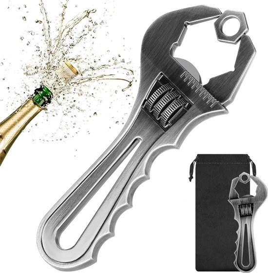 Ibenzoa® Origineel en humoristisch flessenopener in vorm van gereedschap voor hem