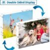 Unyqoos® Set van drie frameloze acryl fotolijsten voor dubbelzijdig gebruik op bureau