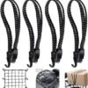 Ibenzoa® Elastische spanbanden met haak voor fiets en motor bagagedrager