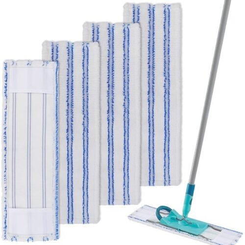 Ibenzoa® Set van vier microvezel dweilhoezen voor efficiënte vloerreiniging Ibenzoa® Set van vier microvezel dweilhoezen voor efficiënte vloerreiniging