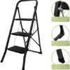 Ibenzoa® Inklapbare ladder met drie treden voor veilig gebruik in huis en kantoor Ibenzoa® Inklapbare ladder met drie treden voor veilig gebruik in huis en kantoor