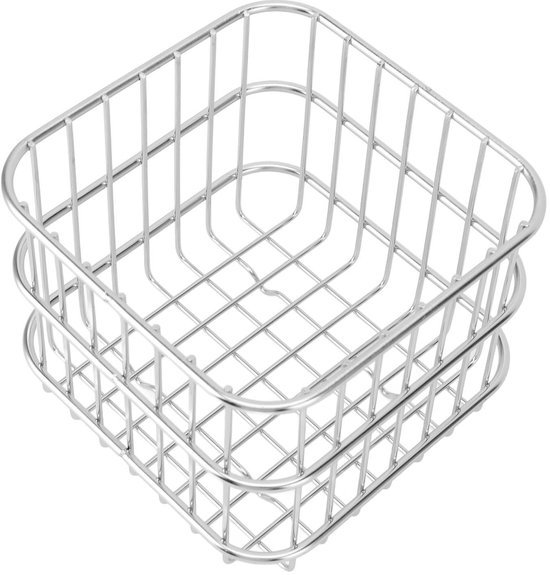 Unyqoos® Ruime roestvrijstalen mand voor efficiënte opslag van groenten en fruit