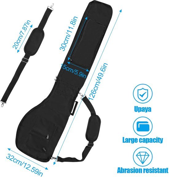 Ibenzoa® Lichtgewicht en Opvouwbare Golftas voor Dames en Heren met Grote Capaciteit