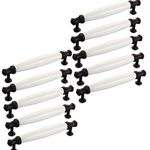 Ibenzoa® Set van 10 stijlvolle meubelgrepen voor kasten en lades met keramische afwerking