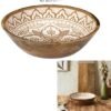 Ibenzoa® Stijlvolle en moderne terracotta saladeschaal voor veelzijdig gebruik Ibenzoa® Stijlvolle en moderne terracotta saladeschaal voor veelzijdig gebruik