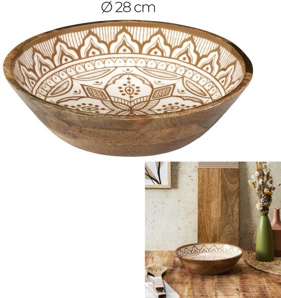 Ibenzoa® Stijlvolle en moderne terracotta saladeschaal voor veelzijdig gebruik Ibenzoa® Stijlvolle en moderne terracotta saladeschaal voor veelzijdig gebruik