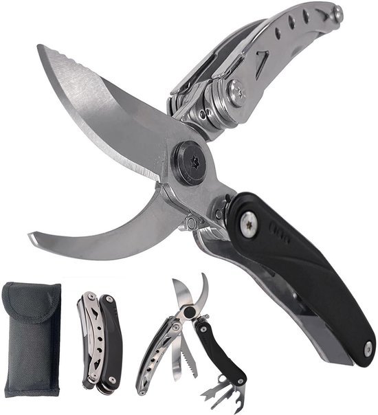 Ibenzoa® Multifunctioneel Tuingereedschap met 7-in-1 Functies voor Onderhoud en Kamperen