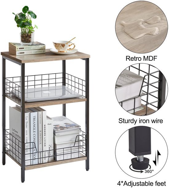 Unyqoos® bijzettafel met en