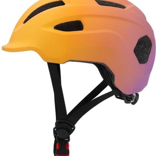 Unyqoos® Veilige en verstelbare kinderhelm voor fietsen en skaten in oranje kleur