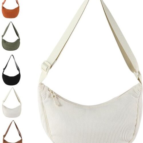 Ibenzoa® Stijlvolle en Praktische Halve Maan Crossbody voor Dames