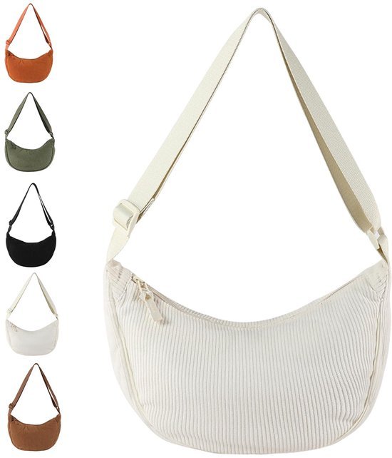 Ibenzoa® Stijlvolle en Praktische Halve Maan Crossbody voor Dames