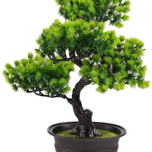 Ibenzoa® Levensechte kunstbonsai van 34 cm voor stijlvolle interieurdecoratie
