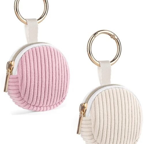 Ibenzoa® Compacte en stijlvolle sieradenetui voor dames in beige en roze