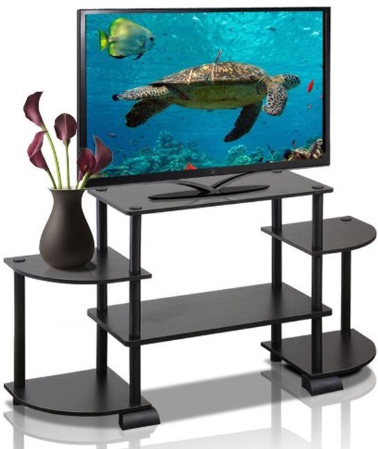 Ibenzoa® Compact en stijlvol TV-meubel met afgeronde hoeken voor elk interieur Ibenzoa® Compact en stijlvol TV-meubel met afgeronde hoeken voor elk interieur