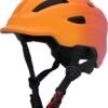 Unyqoos® Veilige en verstelbare kinderhelm voor fietsen en skaten in oranje kleur