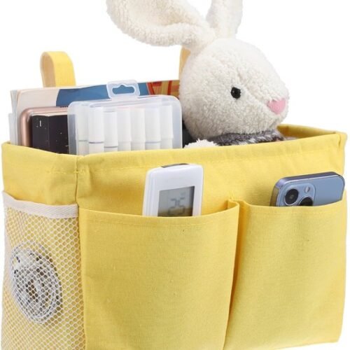 Ibenzoa® Praktische nachtkast organizer met meerdere zakken en verstelbare bevestiging