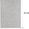 Ibenzoa® Wasbare grijze badmat met antislip en snelle droging voor badkamer