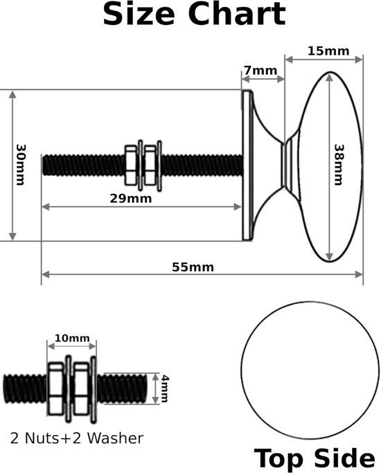 Unyqoos® Handgemaakte keramische knoppen set voor decoratieve meubelupgrades