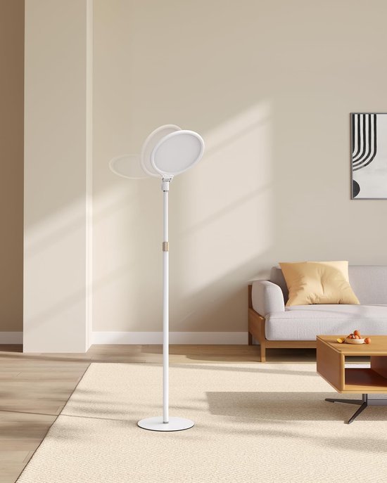 Ibenzoa® Dimbare ringlamp met statief voor livestreaming en videoproducties