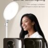 Ibenzoa® Dimbare ringlamp met statief voor livestreaming en videoproducties