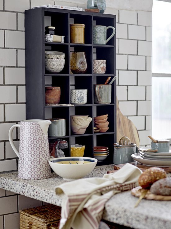 Unyqoos® Stijlvolle aardewerken citruspers voor vers citroen- en limoensap